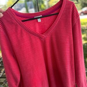 Old Navy Fuchsia Ribbed‎ Knit Top XXL